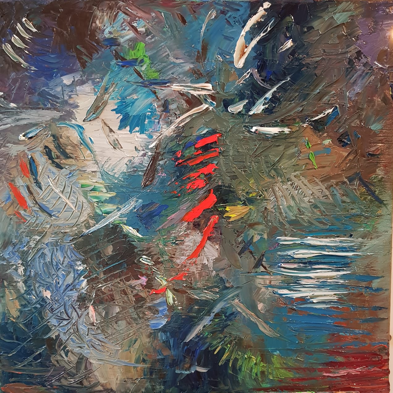 Chicago, oil on canvas, 70x70cm, 2018 (private collection, US)