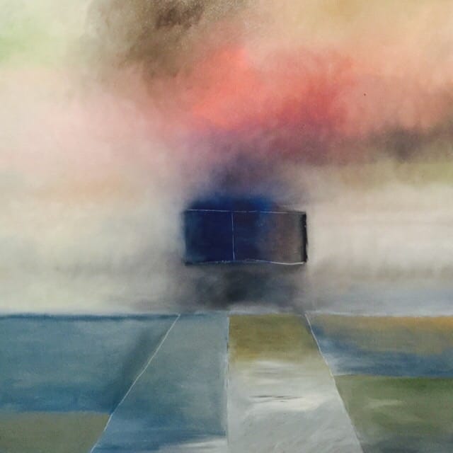 Haze of conscience, oil on canvas, 70x70cm, 2014 (private collection)