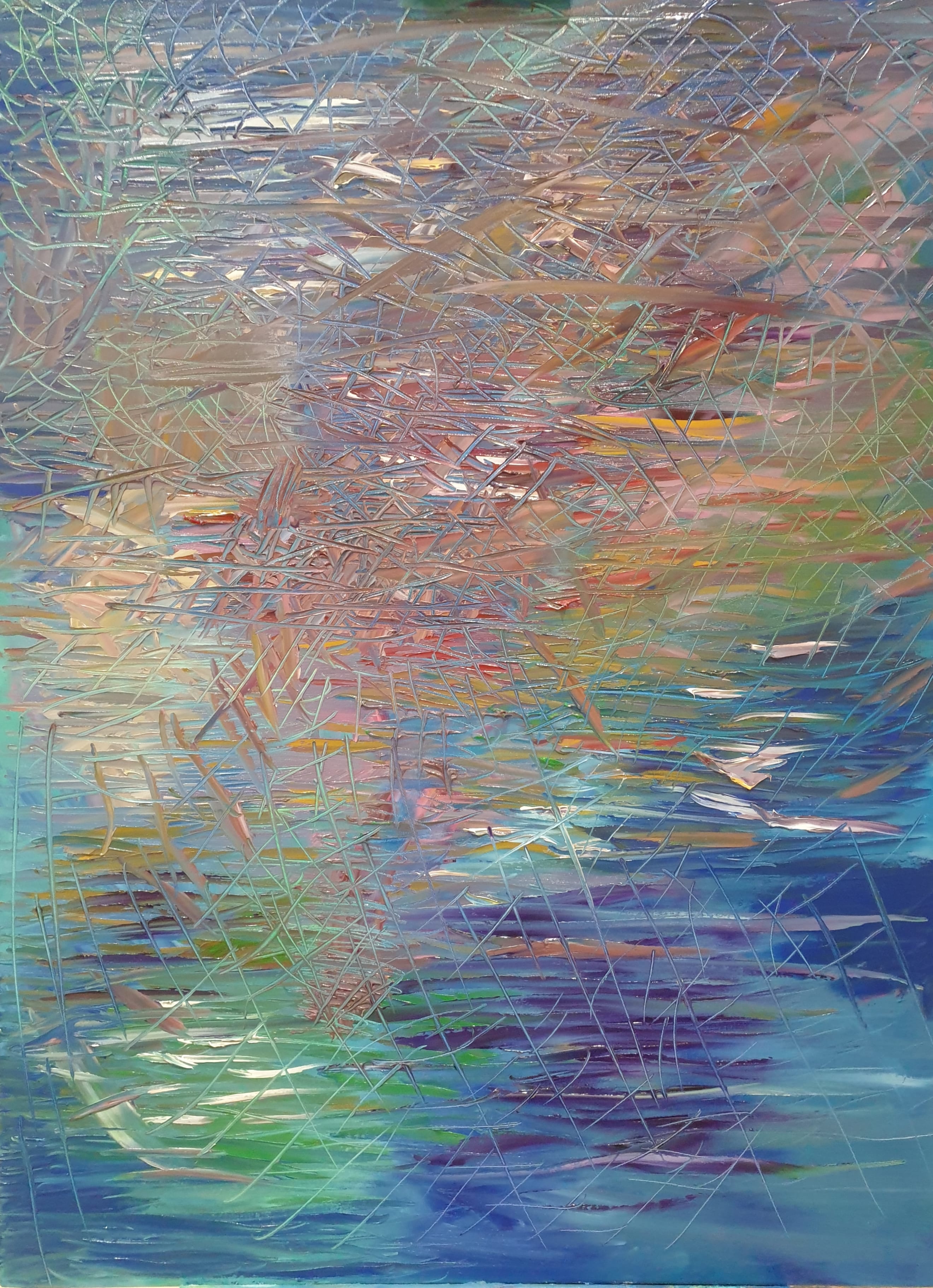 Acqua Allegoria, oil on canvas, 101x76cm, 2020 (private collection, France)