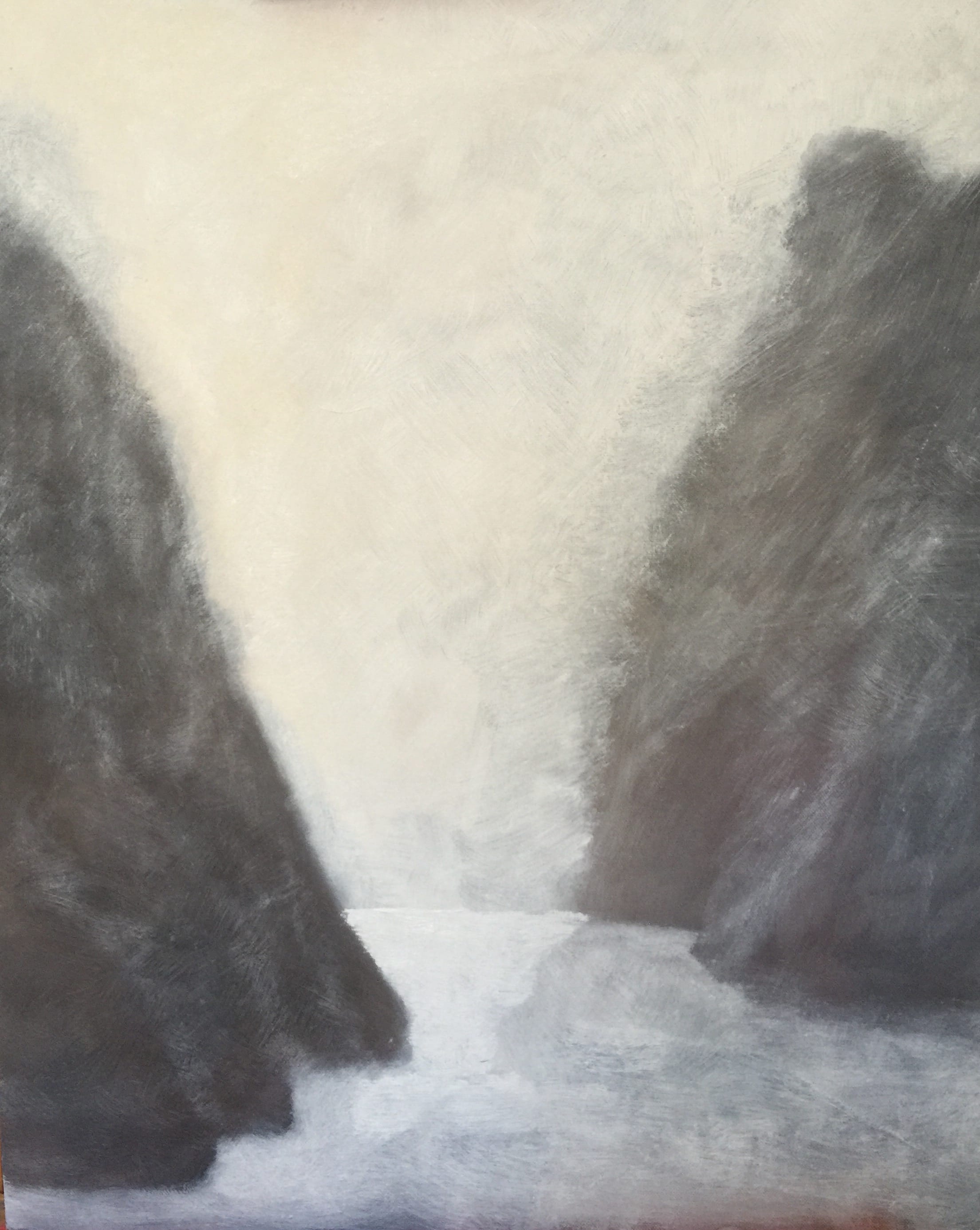 First light, oil on canvas, 70x70cm, 2016 (private collection, UK)