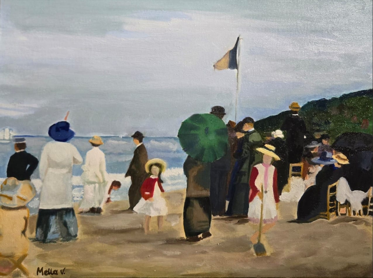 Normandie, oil on canvas, 40x30cm, 2024 (Private collection, London)